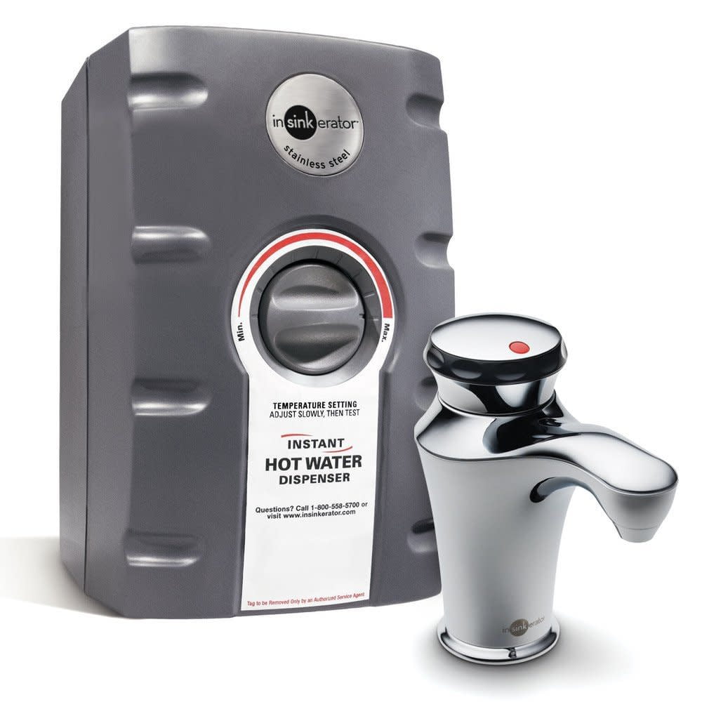 Insinkerator 2 3 Gal Silver Hot Water Dispenser Stainless Steel