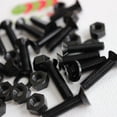 thumbnail image 5 of 50 x Black Nylon Countersunk plastic machine screws, M5 x 20mm, Plastic Bolts, Nuts & Washers, (13/64 x 25/32 in), 5 of 10