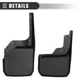 thumbnail image 4 of Unique Bargains 1 Set Car Mud Flaps Splash Guards with Screw Black for Jeep Wrangler 2007-2018, 4 of 6