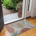 thumbnail image 2 of Orange Boho Geometric and Plant Pattern (2) Door Rugs,Washable Non Slip Door Mats Indoor,Decorative Door Mats,Entry Mat Indoor for Entrance,Bedroom,Kitchen,Bathroom,17"x30", 2 of 6