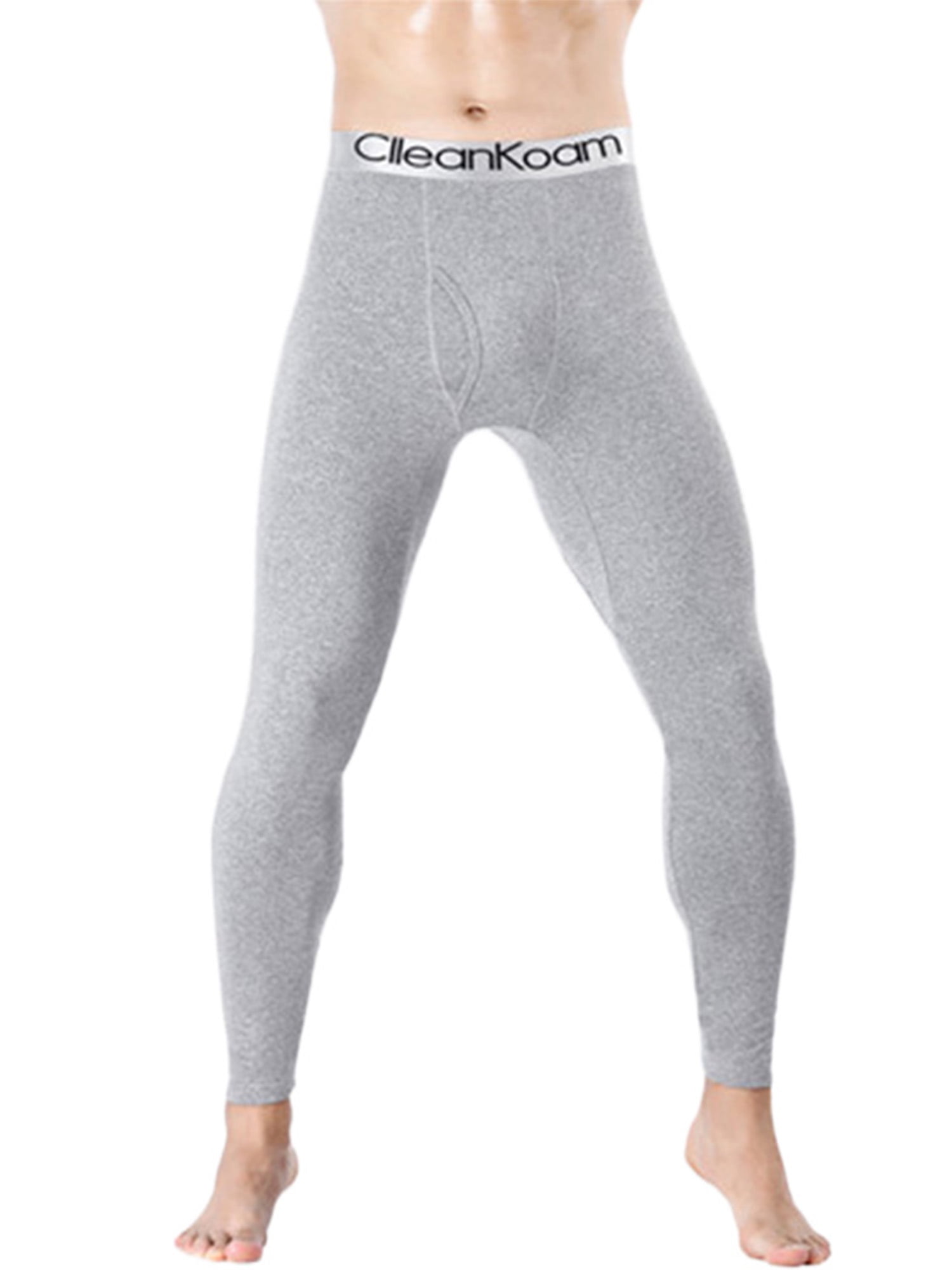 UKAP Men Ultra Soft Solid Color Bottoms Mens Lightweight Thermal