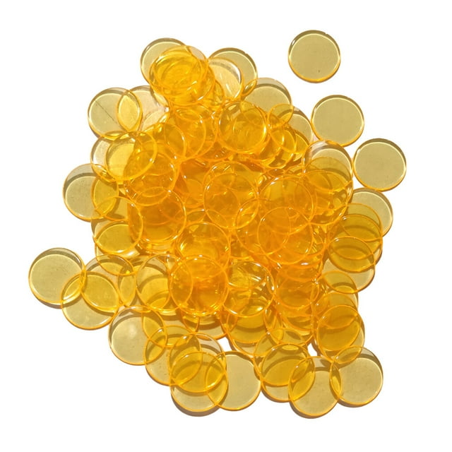 Xingzhi 100 Pcs/ensemble Puces en Plastique 19mm Marqueurs Multicolores Fournitures de Jeu pour Enfants Club Familial Amusant Jouets de Mathématiques