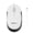 White with Silver Trim, variant on Macally Wired USB C Mouse for Mac & Windows - 3 Button & Scroll Wheel USB Type C Mouse - Comfortable Ambidextrous Design - Compact Wired Mouse USBC with Optical Sensor & DPI Switch 800/1200/1600/2400