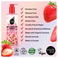 thumbnail image 5 of Organic Shop Wild Strawberry Shower Gel Body Wash – Refreshing Vitamin-Rich Formula, 98% Natural Origin, COSMOS Natural, Organic, Vegan, Paraben & Silicone Free, No Mineral Oil, Made in Europe, 5 of 8