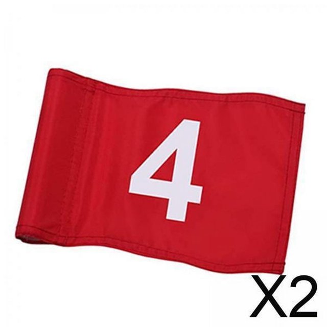 Bandera de golf,Banderas de golf numeradas grandes con tubo insertado,Banderas de colocación de banderas numéricas para interiores y exteriores,Bandera de golf para campo de prácticas en el