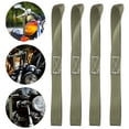 thumbnail image 4 of TABLZONE 6Pcs Motorcycle Tie Down Straps Olive Green Heavy Duty Soft Loop Cargo Secure Straps, 4 of 7