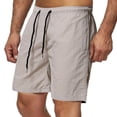 thumbnail image 3 of Mens Five-point Quick-drying Beach Short Pants Sports Gym Fitness Shorts, 3 of 9