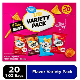 Great Value Classic Mix Variety Pack,1 oz, 20 Count - Walmart.com