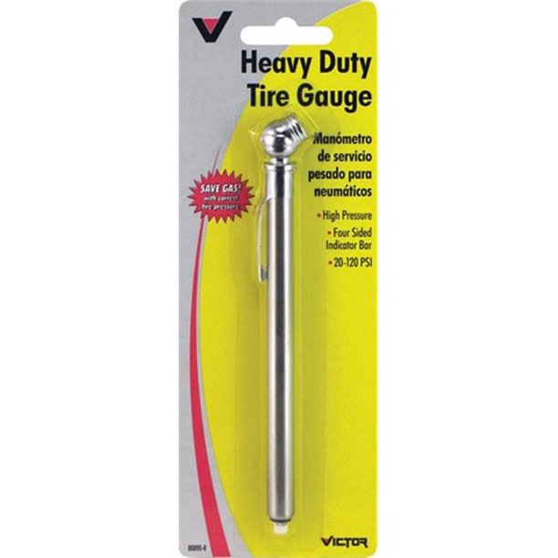 Victor 20 psi 120 psi Pencil MultiFunction Tire Gauge