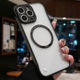 thumbnail image 1 of For iPhone 16 Pro Case Compatible with MagSafe Frameless TPU+PC Matte Phone Protector, 1 of 5