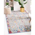 thumbnail image 1 of Unique Loom 3140712 5 x 8 Pi Harmonie Austin Tapis Rectangulaire&44; Bleu, 1 of 5