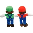 thumbnail image 1 of Muñeco de peluche Super Mario Bros Mario Luigi 33 cm 2 piezas HUOGUO, 1 of 4