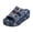 A-Blue83, variant on Women's Slippers Leopard Camo Print Cloth Slides Sandals Thick Sole Buckle Strap -On Outdoor Beach Casual Shoes