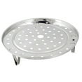 thumbnail image 2 of Manunclaims 1Pcs Round Stainless Steel Rack - Steaming Stand Canner Canning Racks Steamer Insert Stock Pot Steaming Tray Stand Pressure Cooker Cooking Toast Bread Salad, 2 of 8