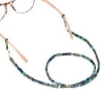 thumbnail image 4 of Rainbow Bright Blue Dalton Beaded Acrylic Unisex Eyeglass Chain, 4 of 6