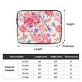 thumbnail image 3 of romantic roses Butterfly 13 inch Portable Laptop Sleeve Compatible with MacBook Air Notebook Computer Case for Men Women College School Students, 3 of 7