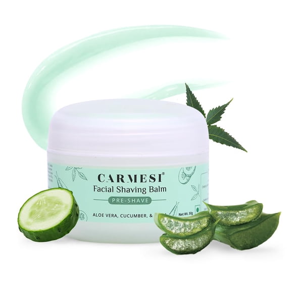 Gel de afeitar facial Carmesi para mujer, bálsamo de preafeitado de 50 ml