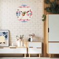 thumbnail image 2 of Wall Clock 14 inch Watercolor Slippers Coconut Battery Operated Clocks Silent Non-Ticking Wallclock Swimming Ring Round Decorative Wall Clocks for Home Office School, 2 of 8