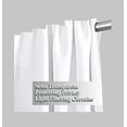 thumbnail image 5 of GFI LINEN CLUBS Set of 2, Reverse Tab Top Window Panels, 100% Cotton Slub Duck Curtain for Door ,Bedroom, Living Room and Kitchen, (50X84White), 5 of 7