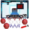 thumbnail image 1 of Canasta de baloncesto HopeRock Indoor Mini con LED para niños con 3 pelotas, 1 of 7