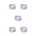 thumbnail image 3 of Diadema elástica Wosthever Banda para el cabello Violeta 5Conjunto, 3 of 6