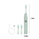 thumbnail image 3 of Xihbxyly Cepillo de Dientes Eléctrico, 3 Cabezales, 5 Modos de Limpieza, Ipx7 Resistente Al Agua, Carga Rápida, Batería de Larga Duración, Recargable Por Usb, Limpieza Suave y Eficaz, Blanco, Verde,, 3 of 7