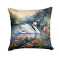 thumbnail image 2 of Swan Throw Pillow 14 in x 14 in, 2 of 2