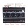 thumbnail image 2 of 4-way Monopoly Headphone Amplifier Black Without Electricity Without Magnetic, 2 of 6
