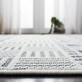 thumbnail image 4 of SAFAVIEH Machine Washable Rug Indoor/Outdoor Bermuda Collection - Bermuda Kieron Geometric Indoor/Outdoor Runner Rug Cream/Navy, 2' x 8', 4 of 9