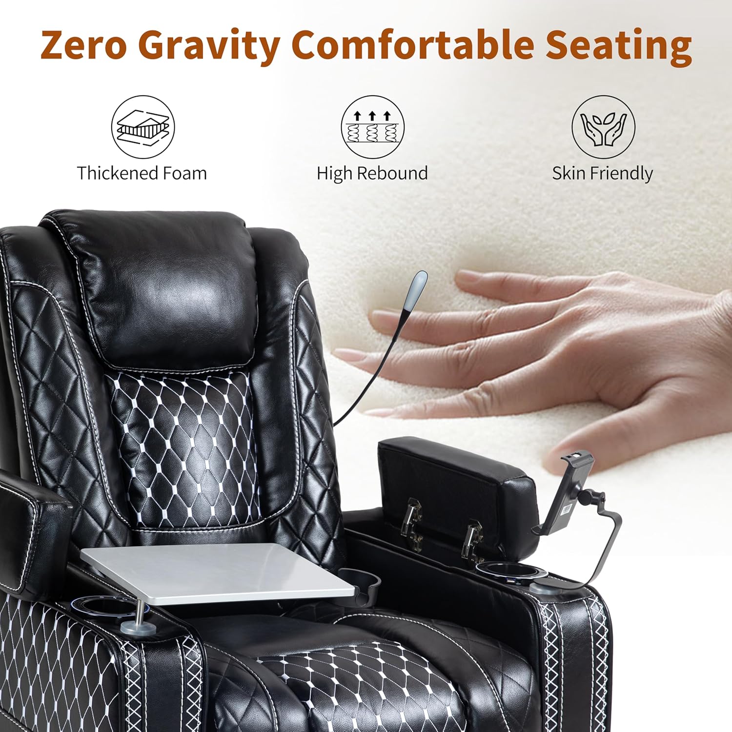 Recliner with Lift Assist for Seniors, Heavy Duty Lay Flat Recliner 180-Degree, Dual Motor Power Stand Up Lift Chair with Massage and Heat, Infinite Position Electric Recliner Chair for Elderly