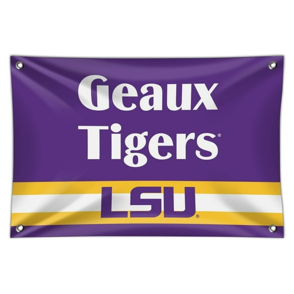Geaux Tigers LSU Home Business Office Sign