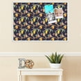 thumbnail image 3 of PinPix 40x28 Custom Cork Bulletin Board Fruit on Vine Black Poster Board Has a Fabric Style Canvas Finish, Framed in Fruit on Vine Black, by ArtToFrames (PinPix-1896), 3 of 5