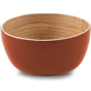 Core Bamboo Terracotta Orange Small 6 Inch Bowl, Set of 4