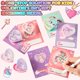 thumbnail image 3 of Funewest Set de 28 Tarros de Slime de Unicornio en Forma de Corazón para San Valentín para Niños, 3 of 6