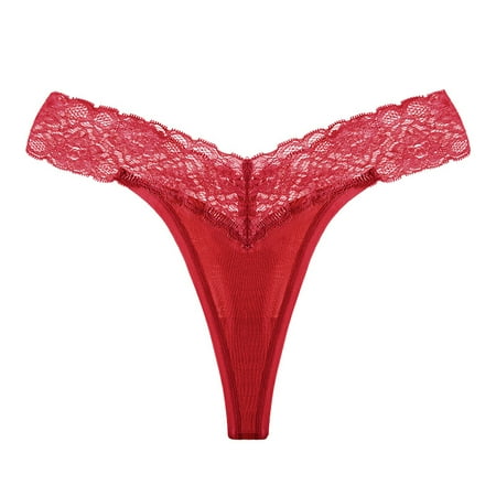

Sexy Women Breathable Lace Thong Panties
