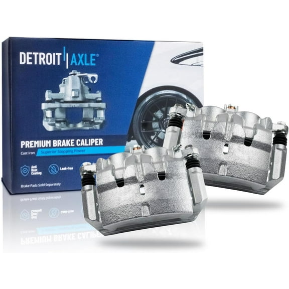 Detroit Axle - Front Disc Brake Calipers w/Brackets Replacement for 2007 2008 2009-2013 MDX, 2010 2011 2012 2013 ZDX - 2pc Set