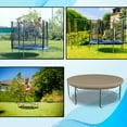 thumbnail image 6 of Covers & all Round Trampoline Cover, 12 Oz Waterproof UV & Weather Resistant, All Season Protector Outdoor Games Fitness Sports Cover for Garden Lawn, with Elastic (96"Diameter x 4"H, Beige), 6 of 6