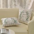 thumbnail image 4 of Easter Pillow Covers 18x18 Set of 2, Easter Buffalo Plaid Bunny Farmhouse Throw Pillows Outdoor Spring Eucalyptus Leaves Decorative Cushion Case Easter Decorations for Home Couch Sofa, 4 of 6