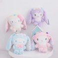 thumbnail image 2 of Sanrio-muñeco de peluche de dibujos animados para niña, corazón, flor, Duokulomi, oreja grande, perro, melodía, pequeño Diablo, lindo, regalo, 2 of 5