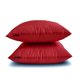 thumbnail image 5 of Funda de almohada lumbar decorativa HomeCentric, color rojo sangre, paquete de 2, 30 x 45 cm (12 x 18 pulgadas), seda artística, lisa y lisa, estilo moderno liso - Lujo rojo sangre, 5 of 5
