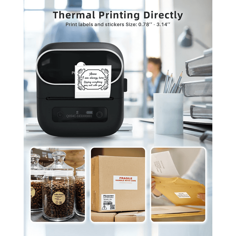  Phomemo Bluetooth Thermal Label Printer 4x6