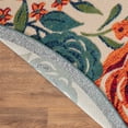 thumbnail image 3 of Nourison Aloha Indoor/Outdoor Ivory Multicolor 5'3" x Round Area Rug (5 Round), 3 of 9