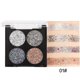 thumbnail image 3 of Paleta de sombras de ojos pigmentadas brillantes en polvo de sombra de ojos con brillo de diamante de 4 colores (01#), 3 of 3