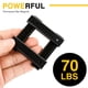 thumbnail image 4 of Potes magnéticos DIYMAG de neodimio negro de 36 kg, fuerza de tracción de 60 x 13,5 x 5 mm, 4 of 6