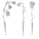 thumbnail image 1 of 3 estacas decorativas de metal para flores, para jardín Blanco, 1 of 8