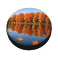 thumbnail image 3 of Multi-Size Car Tire Dust Cover Sunscreen, Corrosion, Dust And Water Keep Spare Tires Clean Autumn Lake 16 Inch, 3 of 8