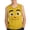 Yellow, variant on Boys 3D Cartoon Face Graphic Tee Tank Top Orange Sleeveless Crew Neck Soft Stretchy Polyester Spandex Summer Shirts for Kids Ages 3-14,Size 12 T