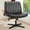 Black, variant on Office Desk Chair, Modern Cute Rolling Vanity Swivel Task Chairs with Wheels, Comfortable Back Seat for Home, Bedrooms, Office, Study, Student, Adults, Make-up, Dressing Room,Dark Blue