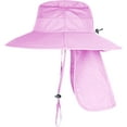 thumbnail image 3 of Sun Hats for Men Women Fishing Hat UPF 50+ Breathable Wide Brim Bucket Hats Summer UV Protection Safari Hat with Neck Flap, 3 of 5