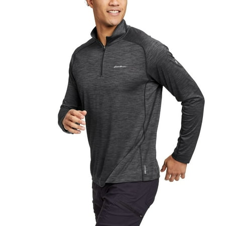 Men's Eddie Bauer Resolution Quarter-Zip Top Color: Carbon Size: XXL